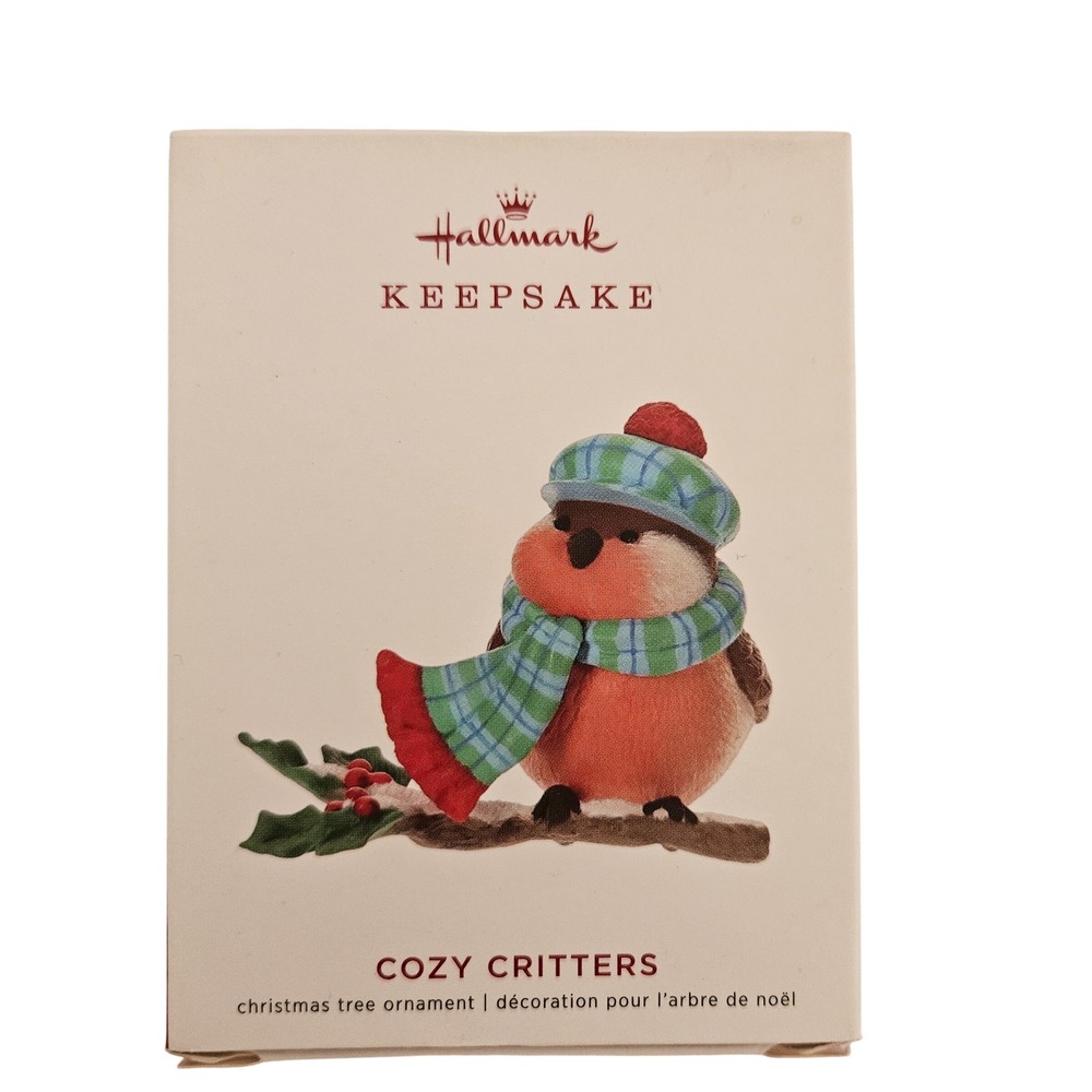 2019 Hallmark Keepsake Cozy Critters Bird Christmas Ornament 3rd QXR9039